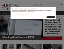 Tablet Screenshot of europa-naevnet.dk
